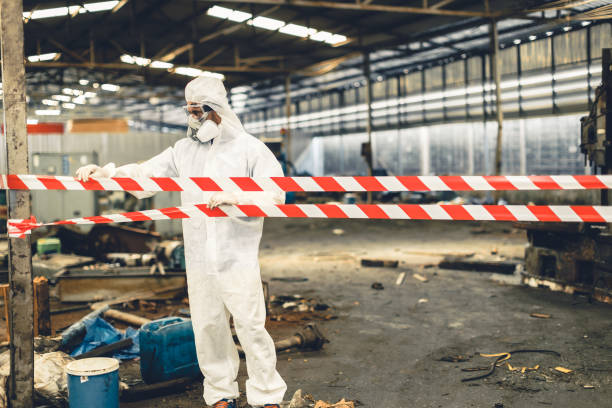 Professional Unattended Death Cleanup technician working in Wells, ME
